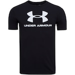 Camiseta Under Armour Sportstyle Log - Masculina PRETO