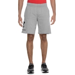 Bermuda Under Armour Sportstyle Cotton Logo - Masculina CINZA/PRETO