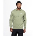 Blusão com Capuz Nike Hoodie PO PB - Masculino VERDE CLARO