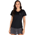 Camiseta Fila Manga Curta com Proteção UV Basic Sports - Feminina PRETO