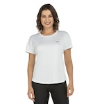 Camiseta Fila Manga Curta com Proteção UV Basic Sports - Feminina BRANCO/PRETO