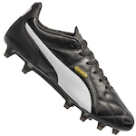 Chuteira de Campo Puma King FG BDP - Adulto PRETO/BRANCO