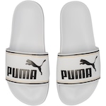 Chinelo Puma Leadcat FTR - Slide - Masculino BRANCO/PRETO