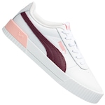 Tênis Puma Carina L BDP - Feminino BRANCO/VINHO