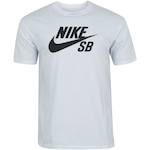 Camiseta Nike SB Tee Logo - Masculina BRANCO/PRETO