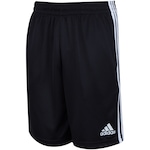 Bermuda adidas 3 Stripes - Masculina PRETO/BRANCO