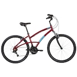 Bicicleta Caloi 400 Comfort - Aro 26 - Freios V-Brake - Feminina VINHO