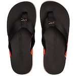 Chinelo Kenner NK6 - Masculino PRETO/LARANJA