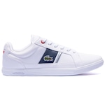 Tênis Lacoste Europa LCR BRZ Masculino Branco/Marinho/Verme