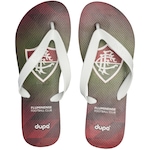 Chinelo do Fluminense Dupé 4144755 - Unissex VINHO/BRANCO