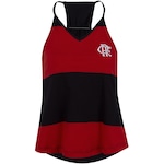 Camiseta Regata do Flamengo Mass - Feminina PRETO/VERMELHO