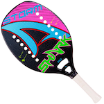 Raquete de Beach Tennis Shark Storm - Adulto PRETO/AZUL CLA