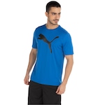 Camiseta Puma Active Big Logo - Masculina AZUL