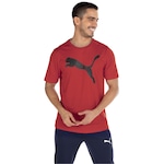 Camiseta Puma Active Big Logo - Masculina VERMELHO