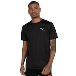 Camiseta Puma Manga Curta Run Favorite SS - Masculina PRETO