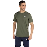 Camiseta Puma Manga Curta Run Favorite SS - Masculina VERDE