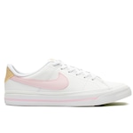 Tênis Infantil Nike Court Legacy BG - Feminino branco/rosa claro