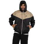 Jaqueta com Capuz Nike Sportwear Windrunner HD Woven Jkt - Masculina Bege/Preto