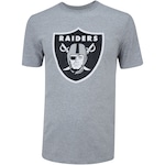 Camiseta Las Vegas Raiders NFL New Era Manga Curta Masculina Basic CINZA