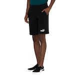 Bermuda de Moletom Puma Essentials 10 - Masculina PRETO