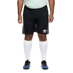 Calção Umbro TWR Pipe 6T150383 - Masculino PRETO/BRANCO