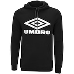 Blusão Umbro Masculino com Capuz Diamond Duo PRETO