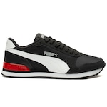 Tênis Puma ST Runner V2 SN BDP - Masculino PRETO/VERMELHO