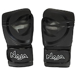 Kit de Boxe Naja: Bandagem + Protetor Bucal + Luvas de Boxe Black - 16 OZ - Adulto PRETO