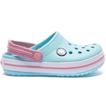 Sandália Crocs Infantil Crocband Clog AZUL CLA/BRANCO