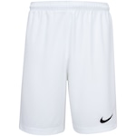 Calção Nike Dri-Fit Park III NB K 21 - Júnior BRANCO/PRETO