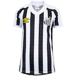 Camisa do Santos II 21 Umbro - Feminina BRANCO/PRETO