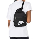 Mini Mochila Nike Futura 365 - 6 Litros PRETO/BRANCO