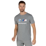 Camiseta Puma Manga Curta BMW MMS Essentials Logo Tee - Masculina CINZA