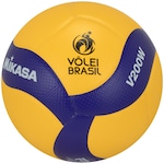 Bola de Vôlei Mikasa V200W AMARELO/AZUL ESCURO