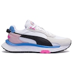 Tênis Puma Wild Rider Rollin - Masculina BRANCO/ROSA CLA