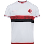 Camiseta do Flamengo Juvenil Braziline Approval BRANCO