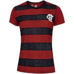 Camiseta do Flamengo Feminina Braziline Shout VERMELHO