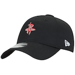 Boné Houston Rockets NBA Aba Curva New Era 920 St Sport Special Strapback- Adulto PRETO