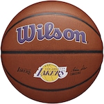 Bola de Basquete Wilson NBA Los Angeles Lakers T Allianc MARROM/ROXO