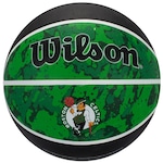 Bola de Basquete Wilson NBA Boston Celtics Team Tiedye VERDE/PRETO