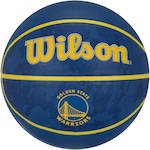 Bola de Basquete Wilson NBA Golden State Warriors Team Tiedye Azul/Amarelo