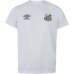 Camiseta do Santos Basic Umbro - Júnior BRANCO