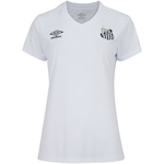 Camiseta do Santos Basic Umbro - Feninina BRANCO