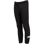 Calça Legging Infantil Puma Essentials Logo PRETO