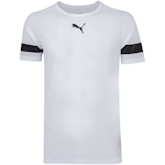 Camiseta Puma Manga Curta Teamrise Jersey - Masculina BRANCO