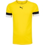 Camiseta Puma Manga Curta Teamrise Jersey - Masculina AMARELO