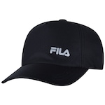 Boné Aba Curva Fila Running - Strapback - Adulto PRETO