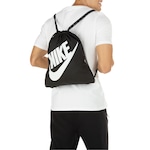 Gym Sack Nike Heritage - 13 Litros PRETO