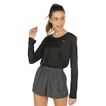 Camiseta Manga Longa Mizuno Energy New - Feminina PRETO