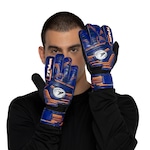 Luvas de Goleiro Campo Poker Training Extra Hold - Adulto AZUL/LARANJA